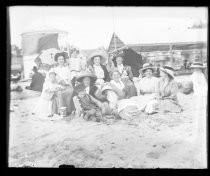 Group portrait at the beach