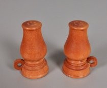 Oil lamp salt & pepper shakers