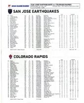 2021 Game Guide | San Jose Earthquakes vs. Colorado Rapids