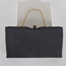 Black nylon clutch