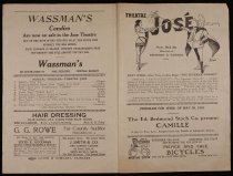 Theatre Jose program week of May 30, 1910