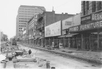 First Street Light Rail Construction on South Second Street