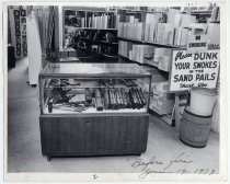 Southern Lumber display case and shelves