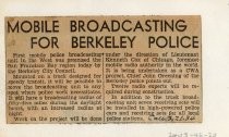 Mobile Broadcasting for Berkeley Police