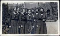 Group of Notre Dame students in uniform