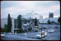 Demolition at San Antonio Plaza Renewal Project site