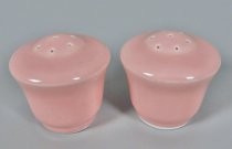 Pink salt & pepper shakers