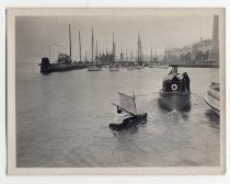 Boats in harbor