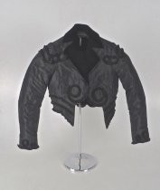 Black satin jacket