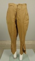 Lloyd Anson's WWI Army uniform jodhpurs