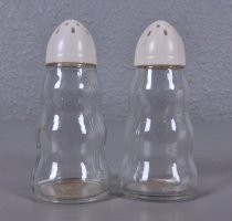 Glass salt & pepper shakers