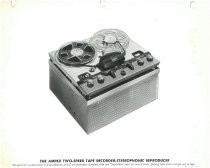 Ampex Model A122 marketing photo