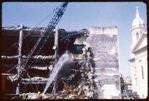Demolition of building near Market Street