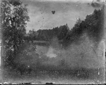 Landscape with trees and lake, c. 1912