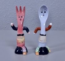 Fork and spoon salt & pepper shakers