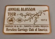 Annual Blossom Tour 1972 Santa Clara Region Horseless Carriage Club of America