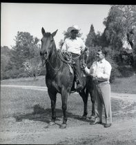 "Sal Cole at ranch Roping, etc. May, 1962"