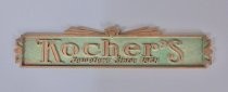 Kocher's jewelry store plaque