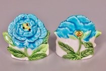 Peonies salt & pepper shakers