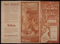 Theatre Jose brochure and program for week of January 3 (Direction of Redmond & Warren)