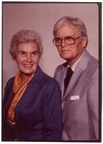 Portrait of Hugh Stuart Center and Barbara Ferrin Center, 1976