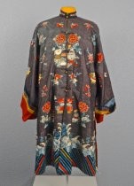 Black silk Chinese coat