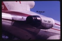 Boeing Super 727 on tarmac (Pacific Southwest Airlines?)