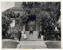 Portrait of Stern family at home