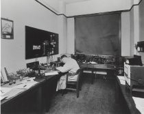 Man Working at Moorhead Laboratories' Engineering and Experimental Department, 1920