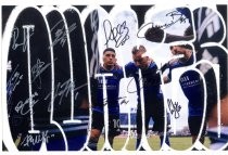 Quakes autographed poster