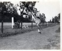 Stanford University pole vault competitor