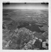 Aerial photograph of southern end of San Francisco Bay