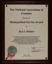 The National Association of Counties Distinguished Service Award