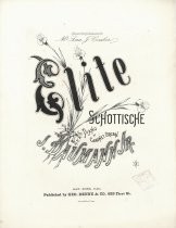 Elite schottische for piano or cabinet organ