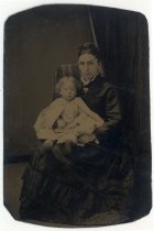 Portrait of mother and child