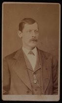 Portrait of man with tweed waistcoat