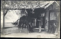 Blacksmith shop, circa 1918