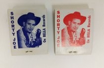 Shorty Joe and his Red Rock Canyon Cowboys matchbooks