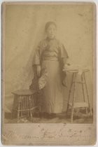 Portrait of unidentified woman in kimono