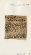Rogers, Wireless, Radio Genius, Dies