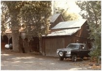 Metzger Ranch barn and truck