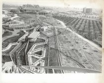 View from top of roller coaster under construction