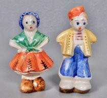 Dancing figures salt & pepper shakers