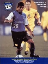 2000 Ronald Cerritos Earthquakes card