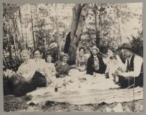 Photo from the Von Dorsten family album. Family picnic, c.1902