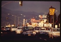 Traffic on Stevens Creek Boulevard