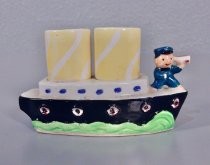 Ship salt & pepper shakers