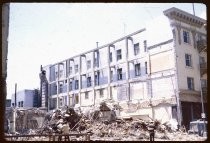 Demolition in downtown San Jose