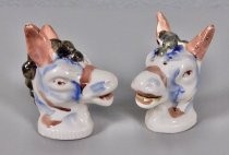 Horse heads salt & pepper shakers