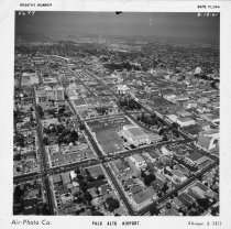 Aerial photograph of downtown San Jose